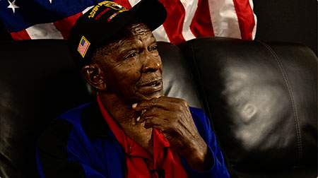 A veteran interview for a Valor Documentary